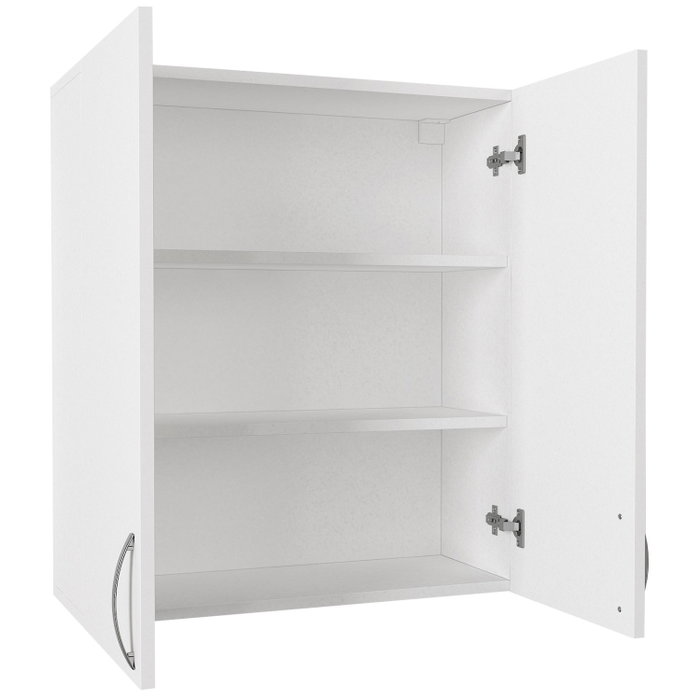 Hanah Home Mueble de Baño Blanco 70x80x27.1 cm con Almacenamiento Funcional y Diseño Moderno